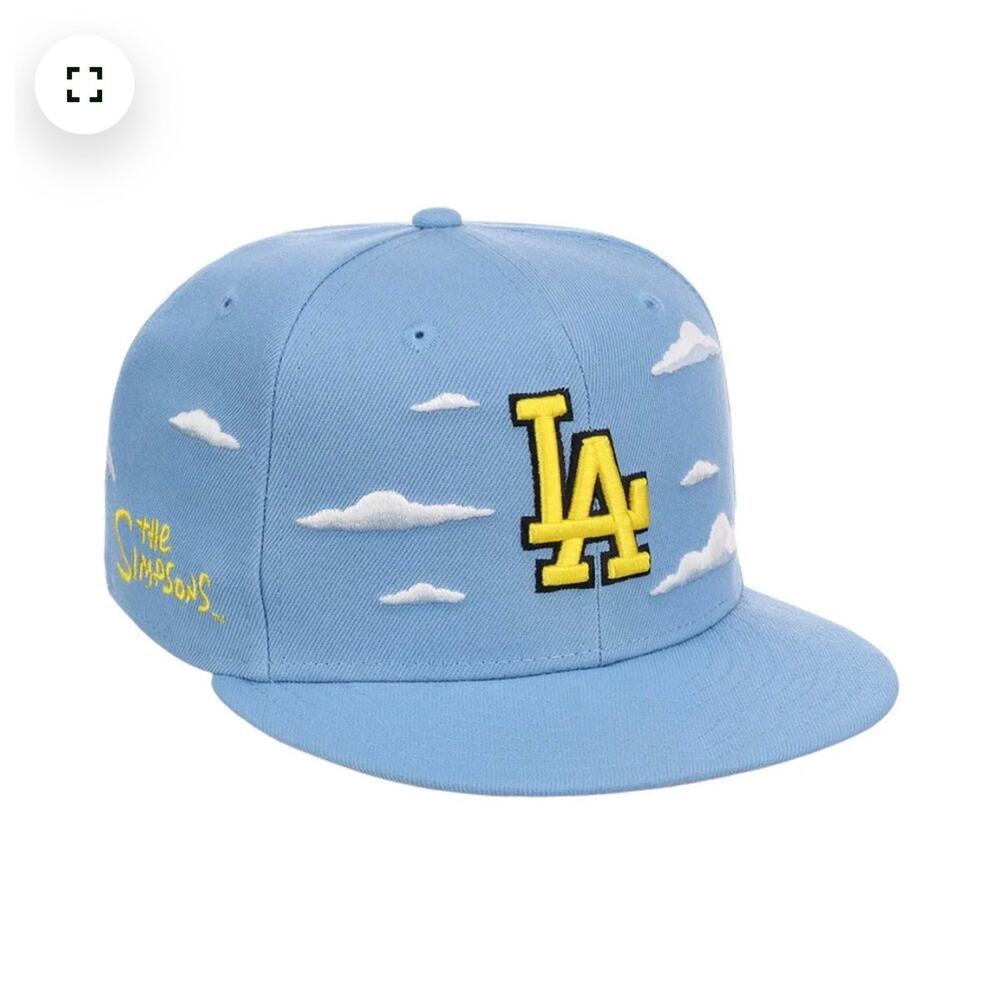 MLB Simpsons LA Dodgers Clouds Cap